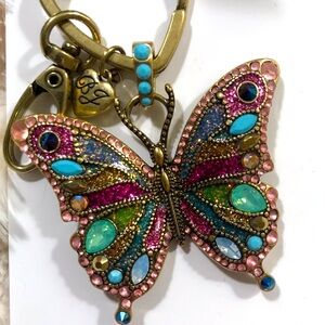 Betsey Johnson Boho Butterfly Key Fob